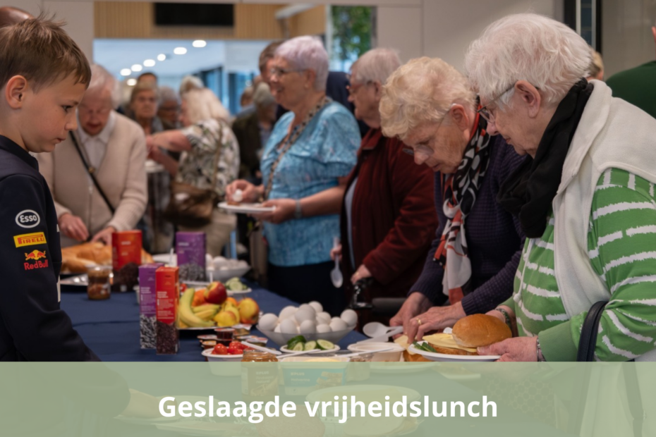 Geslaagde vrijheidslunch